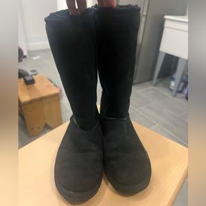 Black UGG winter boots